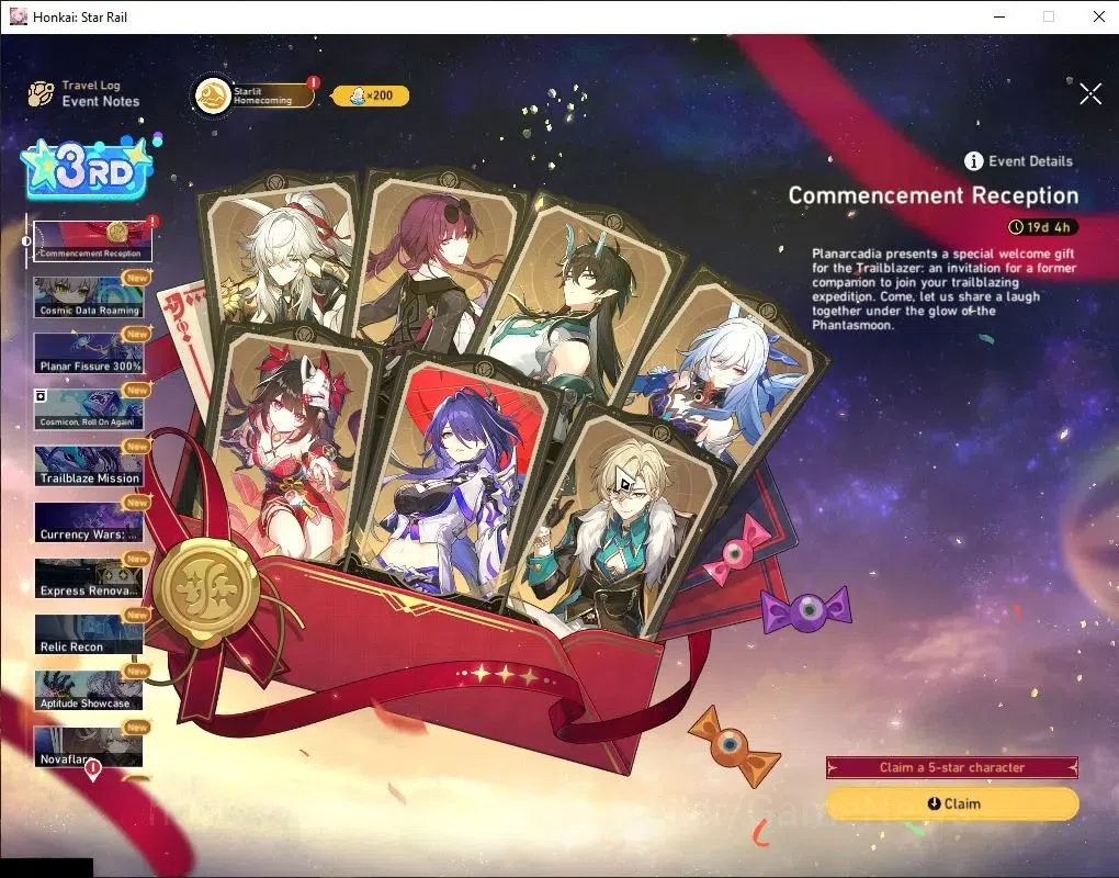Honkai Star Rail Accounts Asia|TL 70|2,2k SJ+Selector B5|Saber Prem Team|15  image 14
