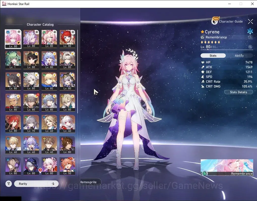 Honkai Star Rail Accounts Asia|TL 70|2,2k SJ+Selector B5|Saber Prem Team|15  image 4