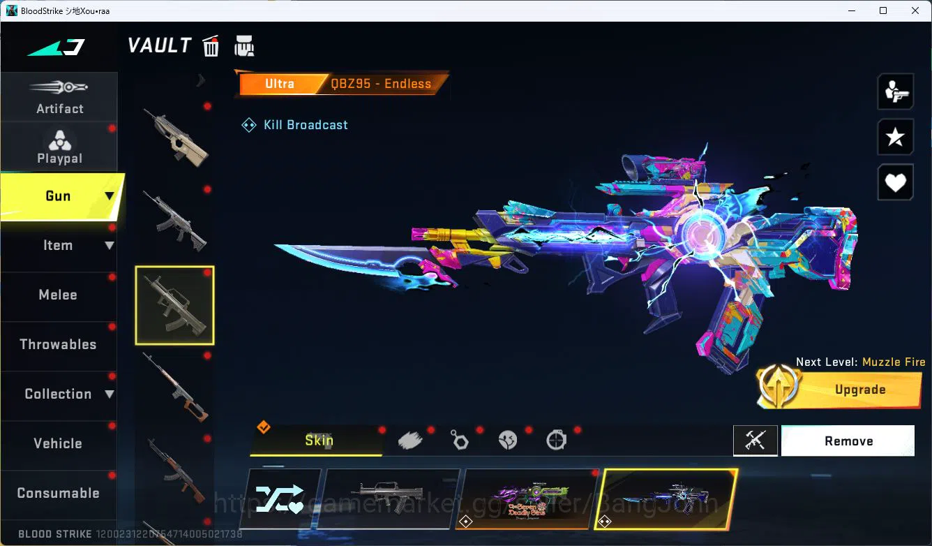 Blood Strike Accounts ASIA|ETERNAL=M82(LVL2)|COLLAB=KAR98K|LIMITED=MP7,R image 13