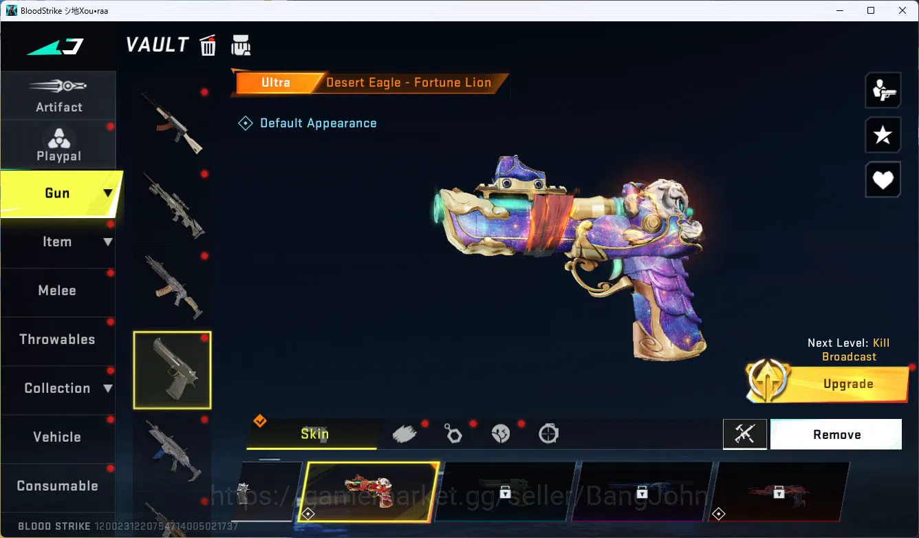 Blood Strike Accounts ASIA|ETERNAL=M82(LVL2)|COLLAB=KAR98K|LIMITED=MP7,R image 17