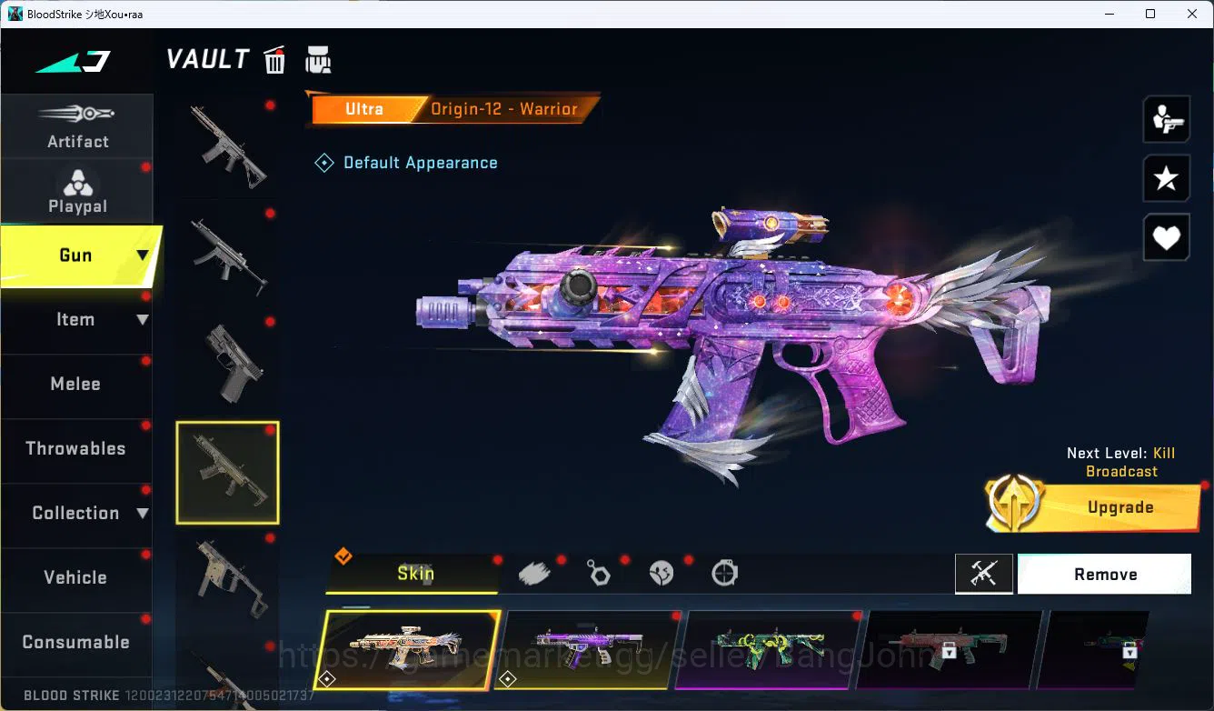 Blood Strike Accounts ASIA|ETERNAL=M82(LVL2)|COLLAB=KAR98K|LIMITED=MP7,R image 19