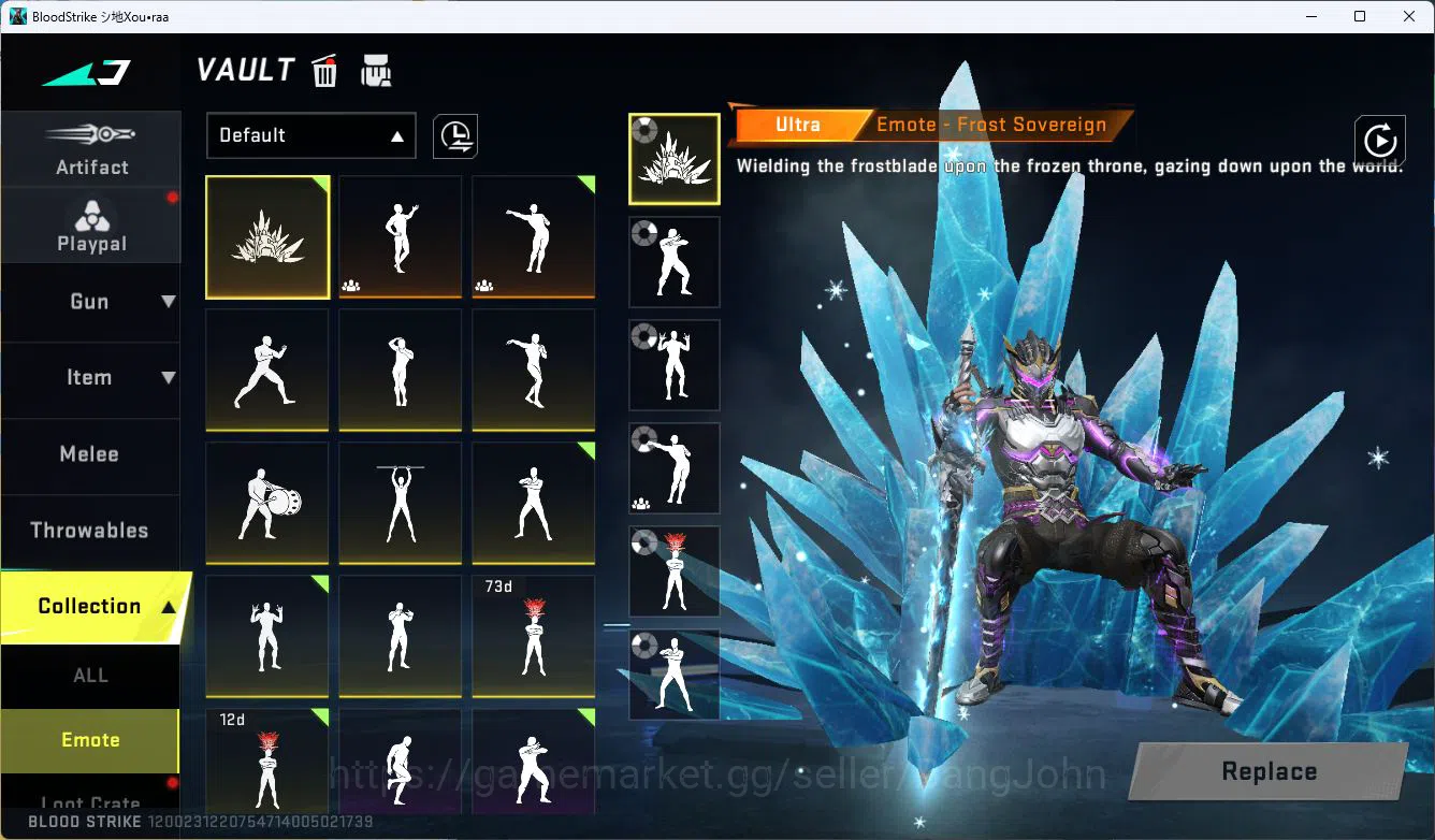 Blood Strike Accounts ASIA|ETERNAL=M82(LVL2)|COLLAB=KAR98K|LIMITED=MP7,R image 3