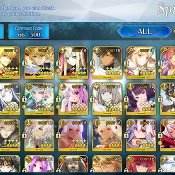 Fate-Grand Order Accounts NA Lvl 136 |13 SSR|4 Max Skill|Castoria, Oberon, Sima Yi, Waver, Tamamo, Morgan, Ozy, Etc|Black