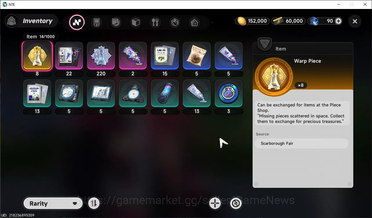 Neverness to Everness Accounts GLOBAL EU|HL 3| 1 SSR Limited Nanally |5 SR|1 S Ar image 6