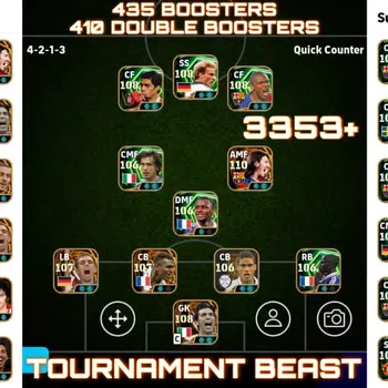 eFootball Accounts Legends & Iconic Players *Mega beast one* *New viera pack wiped