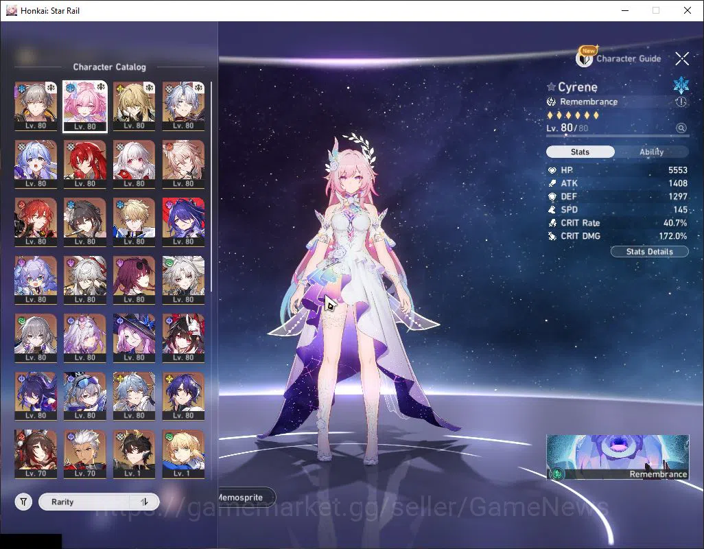 Honkai Star Rail Accounts Asia|TL 70|2,7K SJ|21 Limited|Robin+Sign,Castorice image 11