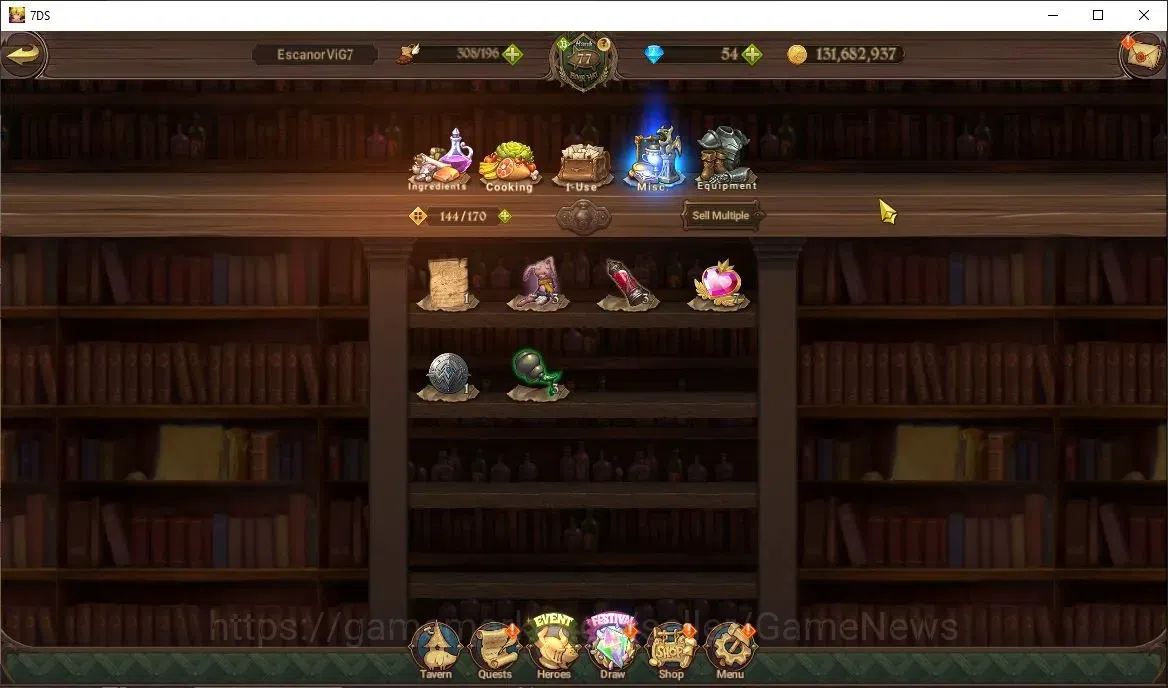 The Seven Deadly Sins: Grand Cross Accounts Global|4M CC|3 LR+7 UR+Collab ReZero|Brunhild,Cusa image 18