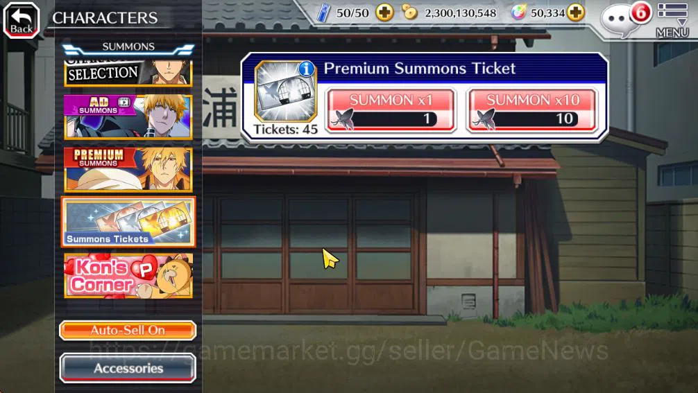 Bleach: Brave Souls Accounts [GLOBAL]50K Orb|10th Anniv(Rukia,Ichigo),Valentine image 15