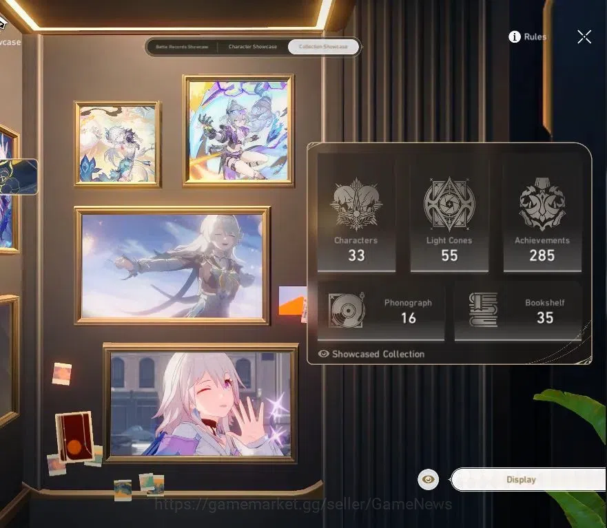 Honkai Star Rail Accounts Asia|TL 63|Hypercarry Team|8 Limited|Yao Guang+Sig image 3