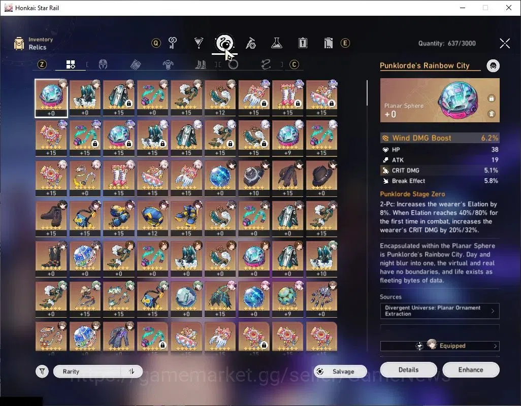 Honkai Star Rail Accounts Asia|TL 63|Hypercarry Team|8 Limited|Yao Guang+Sig image 7