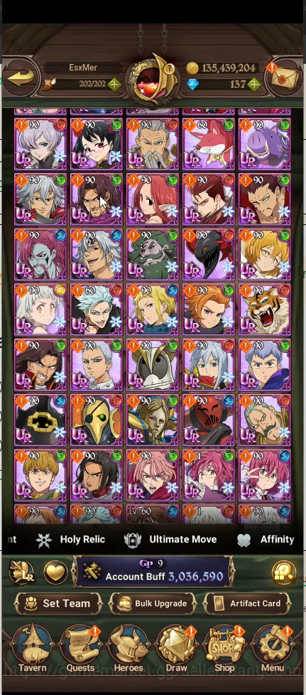 The Seven Deadly Sins: Grand Cross Accounts ASIA | 3M CC | diamond 137 | 1 LR Princess Elizabe image 5