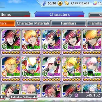 Bleach: Brave Souls Accounts Starter Global|BP 1M+20K Or|Fresh All Story|6MT|TYBW26 Aizen,Bambieta,ShunSui,11th