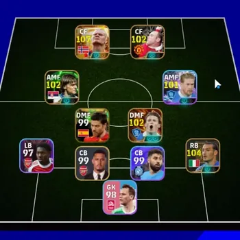 eFootball Accounts High-End Android|2 Big Time Erling Haaland & S McTominay|11 Epic (Gianluca Zambrotta,D