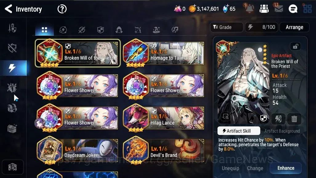 Epic Seven Accounts GLOBAL Unverif|New Era|2 ML (Rhinna&Luciella,Harse image 17