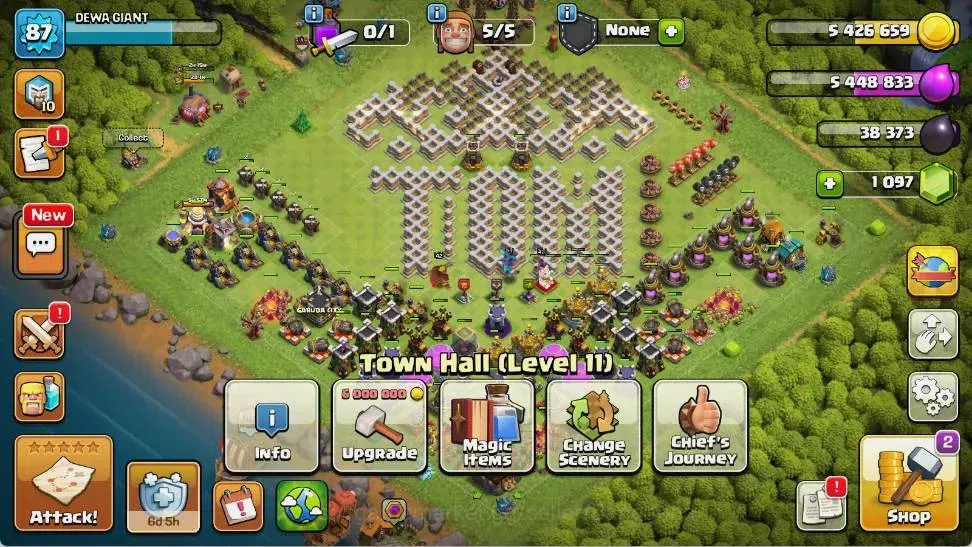 Clash of Clans Accounts Global |TH 11-BH 8|LVL 87|BK 42,AQ 43,MP 29,GW 20, image 2
