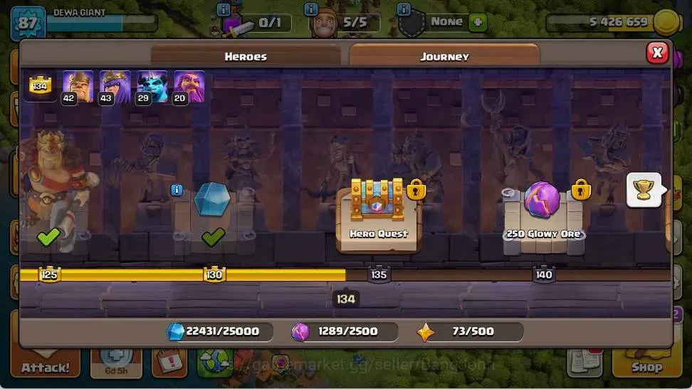 Clash of Clans Accounts Global |TH 11-BH 8|LVL 87|BK 42,AQ 43,MP 29,GW 20, image 7