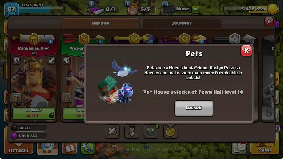 Clash of Clans Accounts Global |TH 11-BH 8|LVL 87|BK 42,AQ 43,MP 29,GW 20, image 8