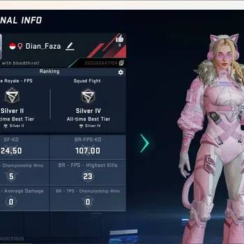 Blood Strike Accounts Collab Skin ASIA|1 Collab Gun [AOT Series 2]|4 Ultra Gun & 1 Legendary Gun|Check SS BS3139B