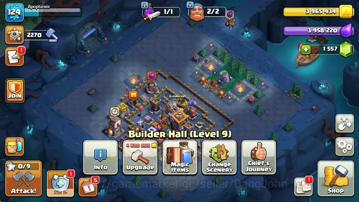 Clash of Clans Accounts Global | TH14-BH9|LVL 124|Witch17 League|HH8|BK78, image 15