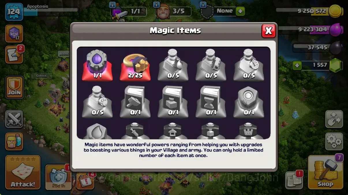 Clash of Clans Accounts Global | TH14-BH9|LVL 124|Witch17 League|HH8|BK78, image 5