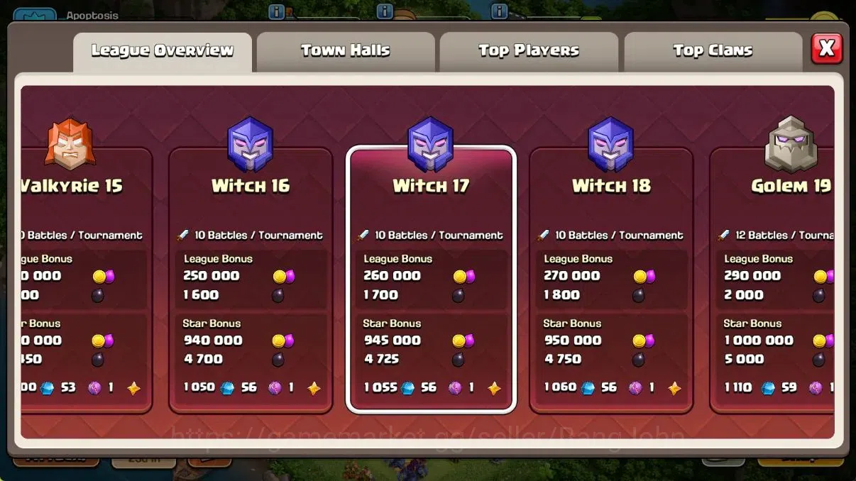 Clash of Clans Accounts Global | TH14-BH9|LVL 124|Witch17 League|HH8|BK78, image 6