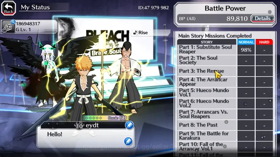 Bleach: Brave Souls Accounts GLOBAL]20k Orb+Fresh All Story| TenjiroTYWB24,Mash image 13