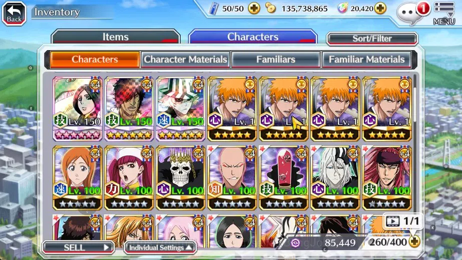 Bleach: Brave Souls Accounts GLOBAL]20k Orb+Fresh All Story| TenjiroTYWB24,Mash image 7