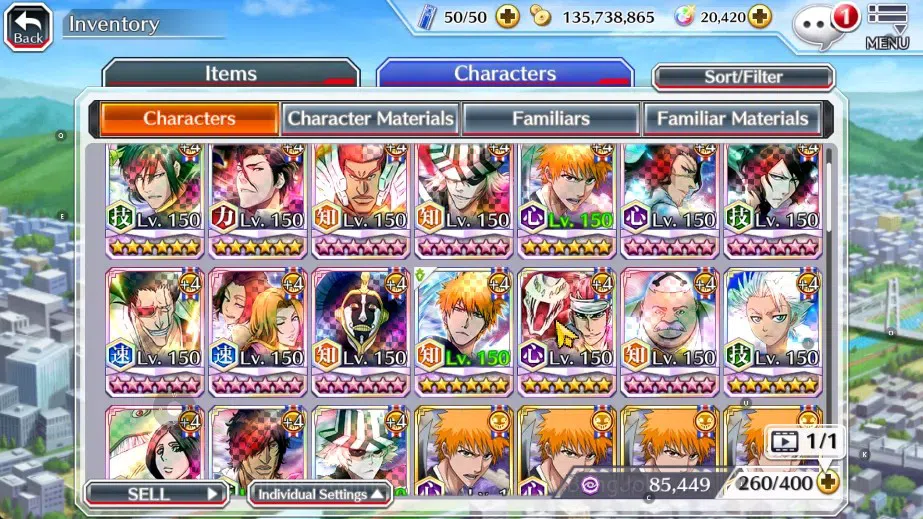 Bleach: Brave Souls Accounts GLOBAL]20k Orb+Fresh All Story| TenjiroTYWB24,Mash image 8