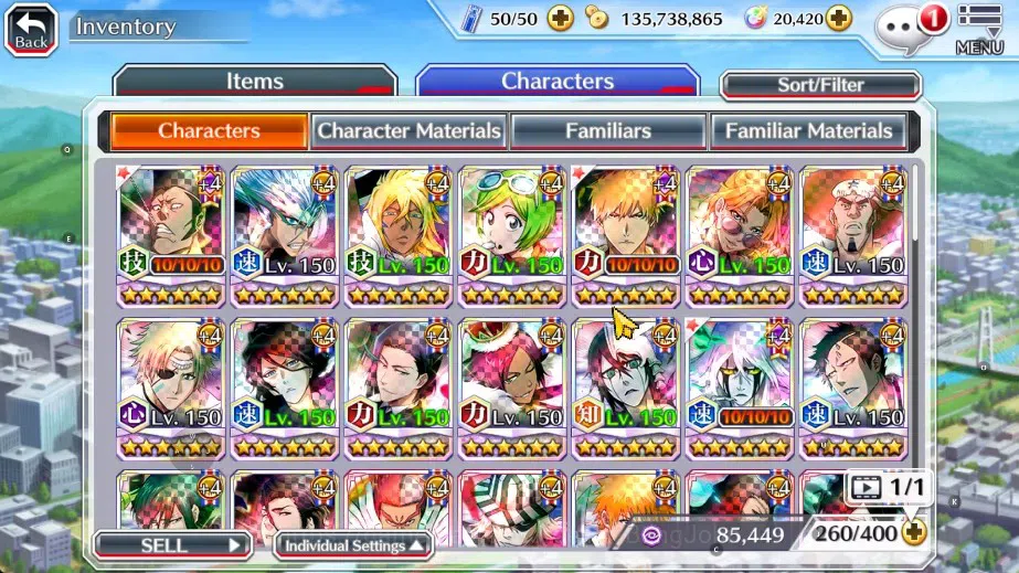 Bleach: Brave Souls Accounts GLOBAL]20k Orb+Fresh All Story| TenjiroTYWB24,Mash image 9