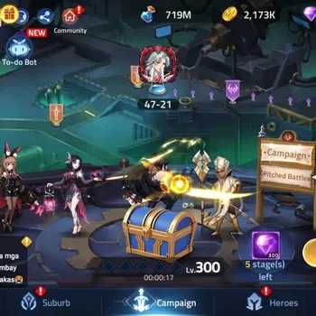 Mobile Legends: Adventure Accounts 70683 | LV 89 9652K POWER CAMP 47-21 HERO 119 3 UR image 1
