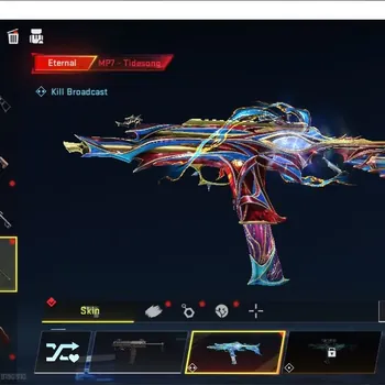Blood Strike Accounts Collab Skin ASIA|ETERNAL MP7 Tidesong Lv2|Collab AOT M4A1 BoF,Mikasa,Female Titan|Collab SKS Mumen|5