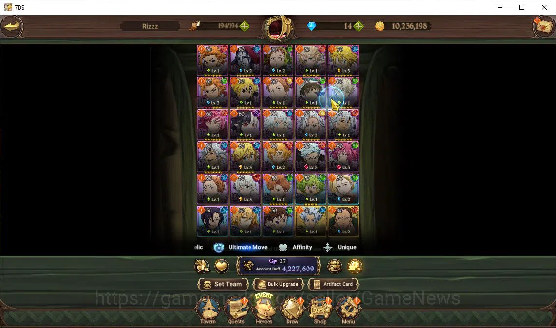 The Seven Deadly Sins: Grand Cross Accounts Asia|4,2M CC|53 Ls|3 LR+9 UR+Collab Solev|Helbram2 image 10