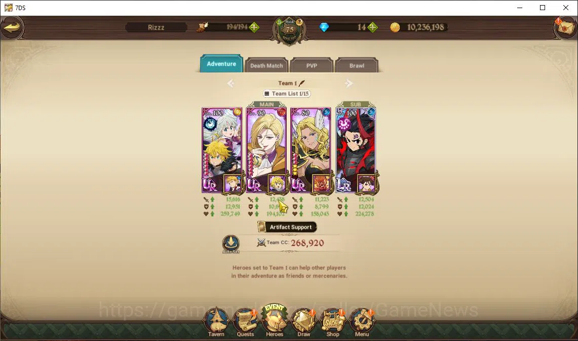 The Seven Deadly Sins: Grand Cross Accounts Asia|4,2M CC|53 Ls|3 LR+9 UR+Collab Solev|Helbram2 image 11