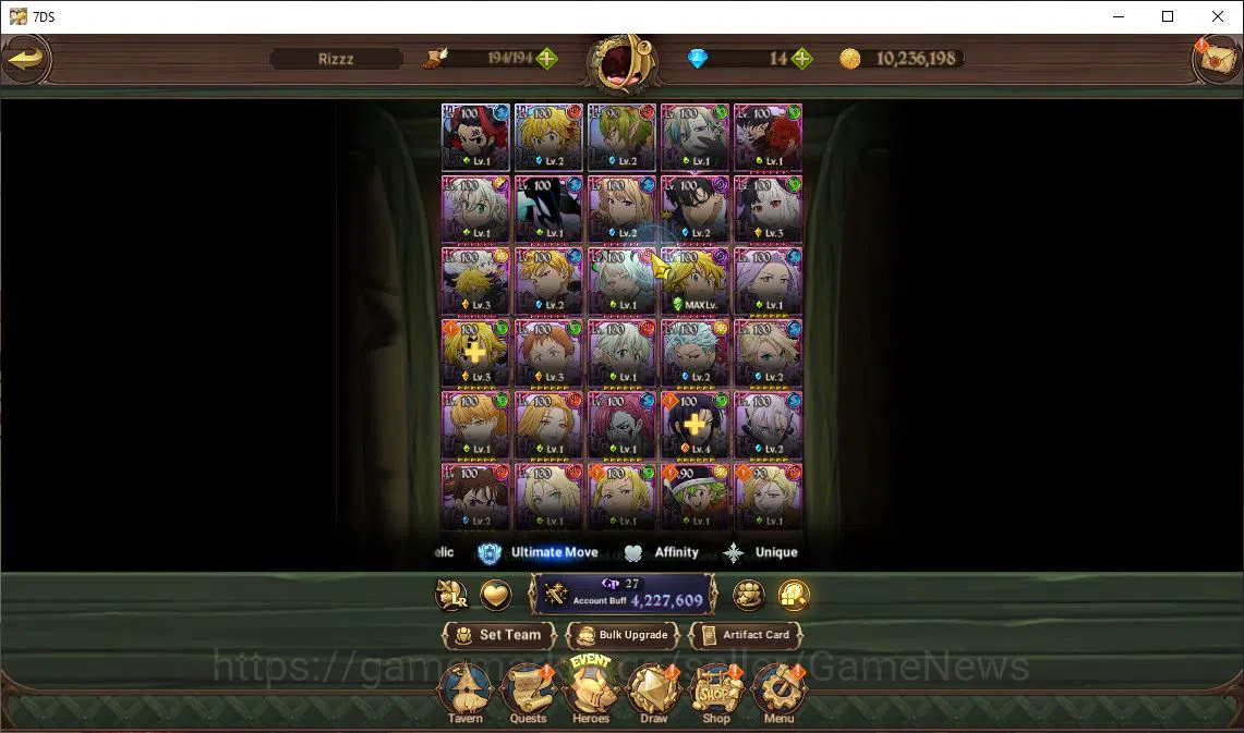 The Seven Deadly Sins: Grand Cross Accounts Asia|4,2M CC|53 Ls|3 LR+9 UR+Collab Solev|Helbram2 image 6