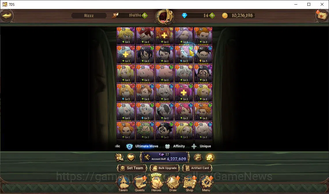 The Seven Deadly Sins: Grand Cross Accounts Asia|4,2M CC|53 Ls|3 LR+9 UR+Collab Solev|Helbram2 image 7
