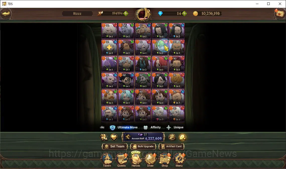 The Seven Deadly Sins: Grand Cross Accounts Asia|4,2M CC|53 Ls|3 LR+9 UR+Collab Solev|Helbram2 image 8