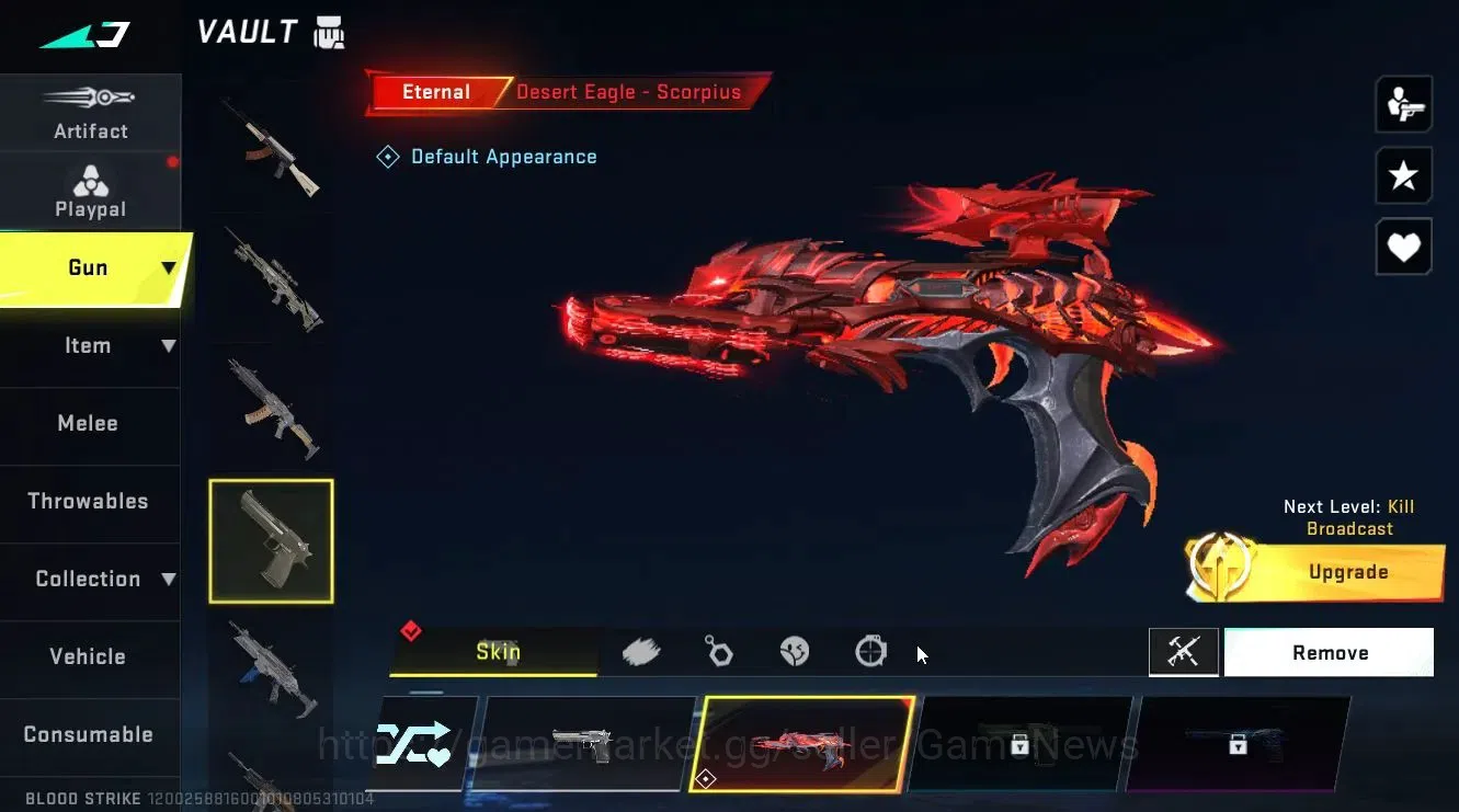 Blood Strike Accounts ASIA|2 ETERNAL Guns[DEagle-Scorpius,AUG-Empyrean L image 12