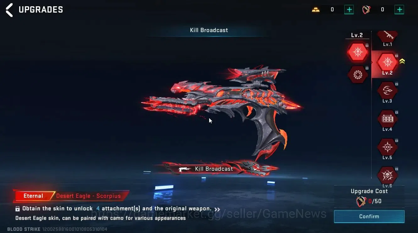 Blood Strike Accounts ASIA|2 ETERNAL Guns[DEagle-Scorpius,AUG-Empyrean L image 13