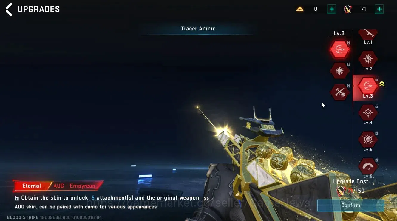 Blood Strike Accounts ASIA|2 ETERNAL Guns[DEagle-Scorpius,AUG-Empyrean L image 17