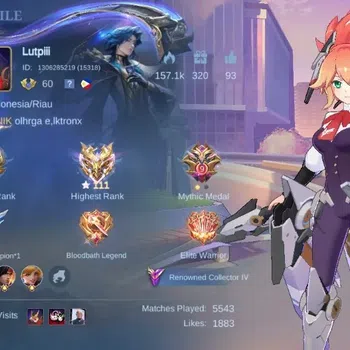 Mobile Legends: Bang Bang Accounts Rare Skin Global|Skin 208|Renowned|Aspirant Fanny,LBox Hayabusa,Blazing Franco+Layla,PACE