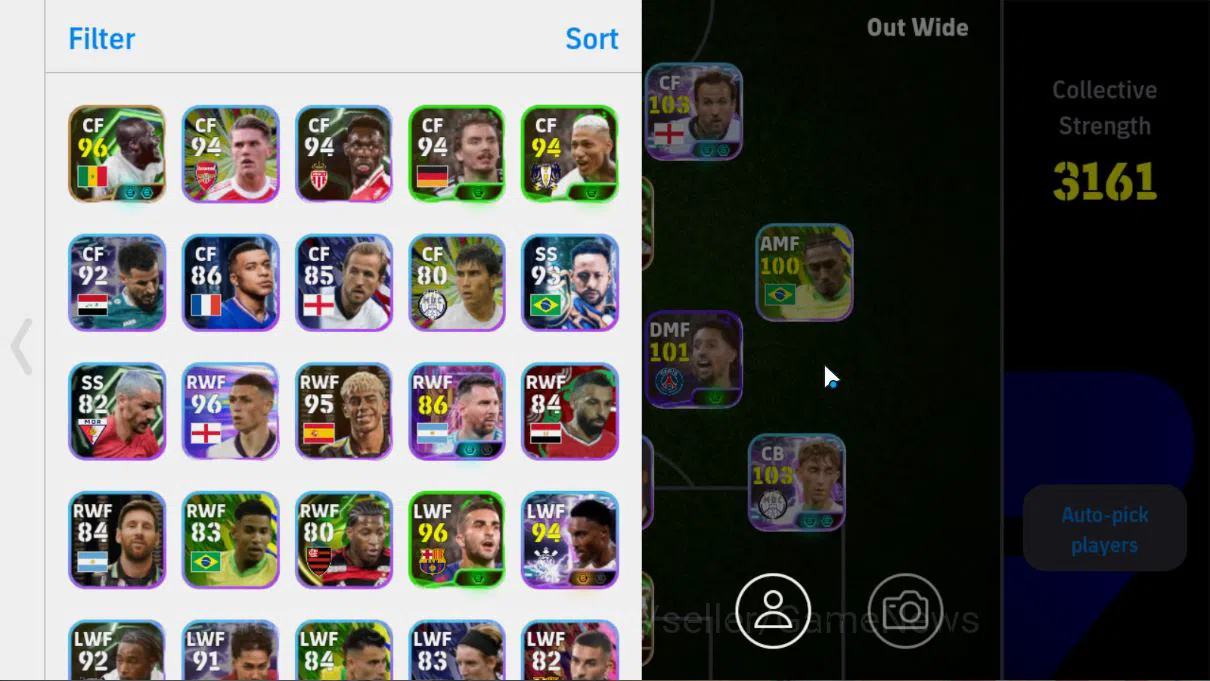 eFootball Accounts Mobile|BlitzCurler(Vitinho,Atep),VisionaryPass(Dea image 13