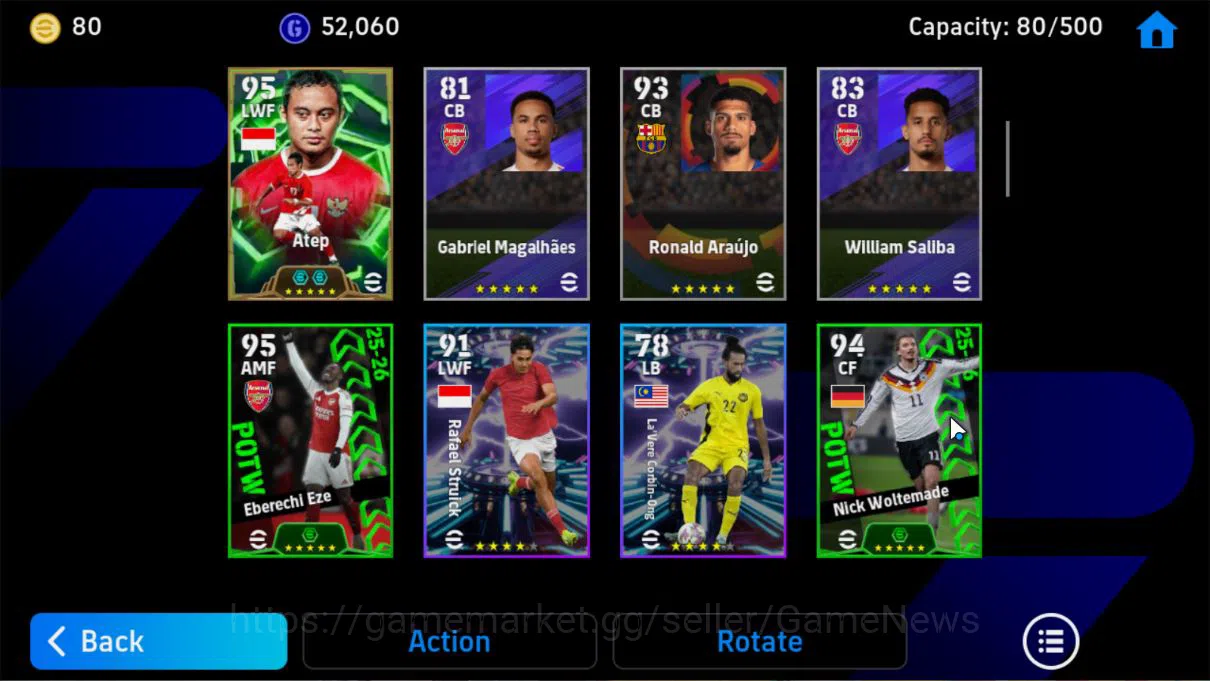 eFootball Accounts Mobile|BlitzCurler(Vitinho,Atep),VisionaryPass(Dea image 3