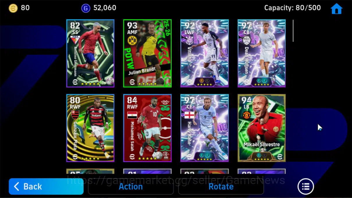 eFootball Accounts Mobile|BlitzCurler(Vitinho,Atep),VisionaryPass(Dea image 4