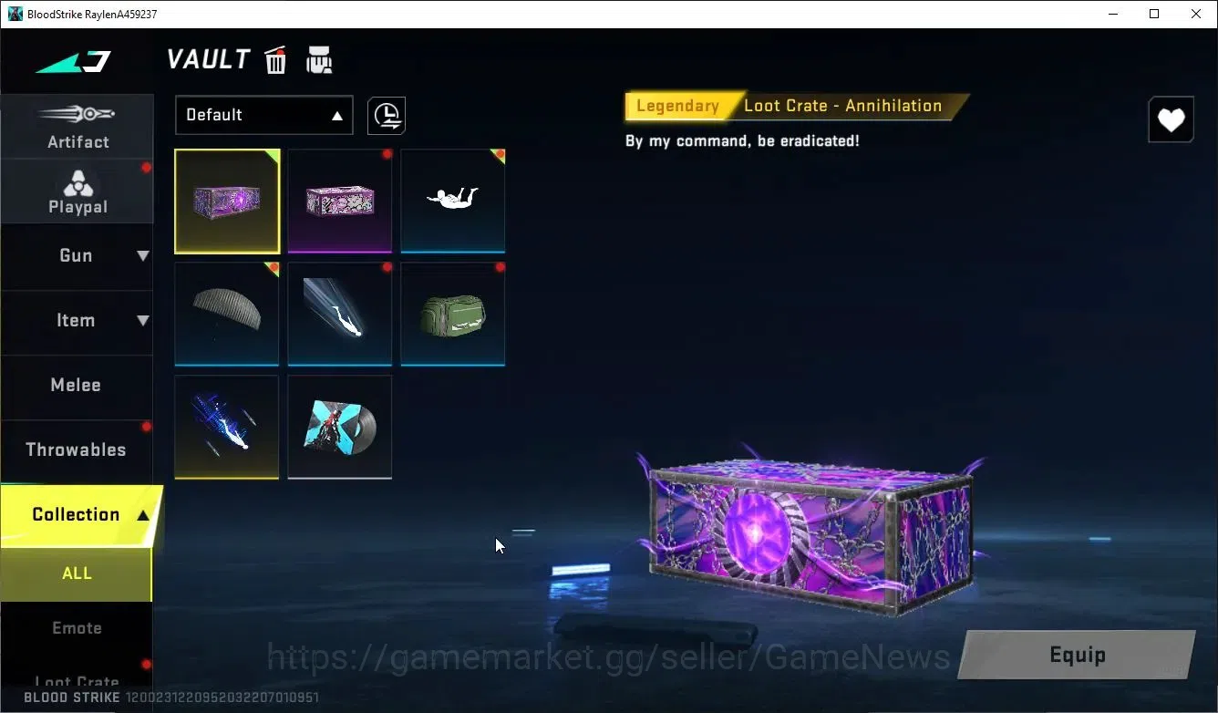 Blood Strike Accounts ASIA|ULTRA MELEE [Butterfly Knife,Lightblade Dark] image 10
