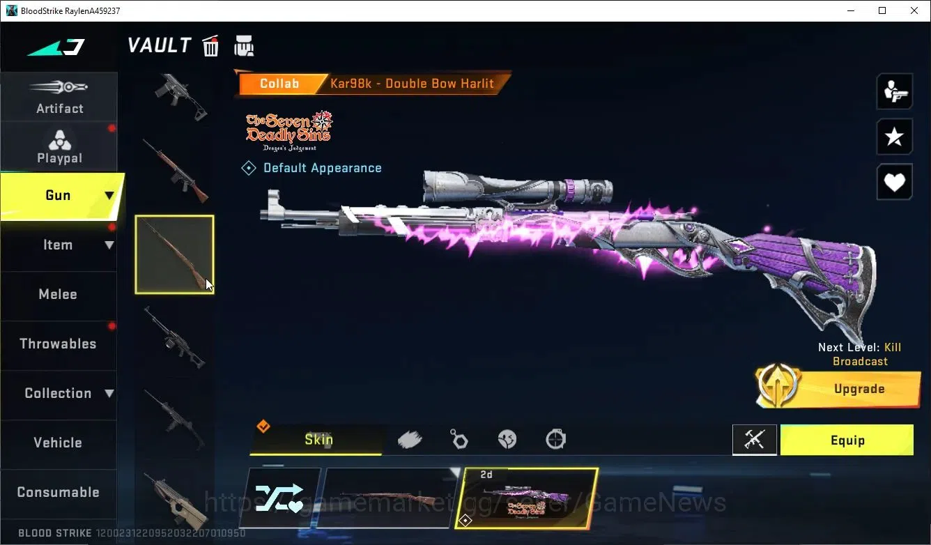 Blood Strike Accounts ASIA|ULTRA MELEE [Butterfly Knife,Lightblade Dark] image 5