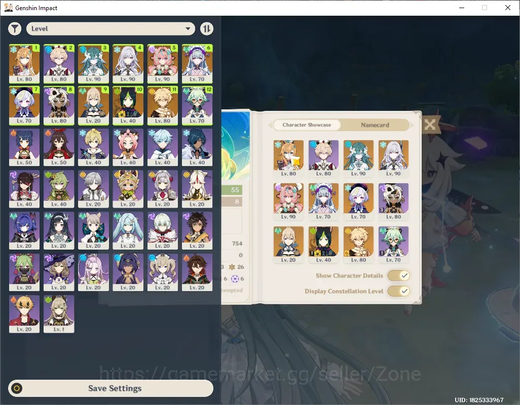 Genshin Impact Accounts Others Asia|AR55|Skirk Premium|4 Limit+3(*5 Weapon)|Skirk,Vodya,Escofier,Varessa|QA Inazuma|Check 1