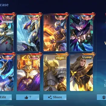 Mobile Legends: Bang Bang Accounts Others Global|138H 620S|World|Prime Roger|6 Legend|3 Dawning|Selena Abyss|2