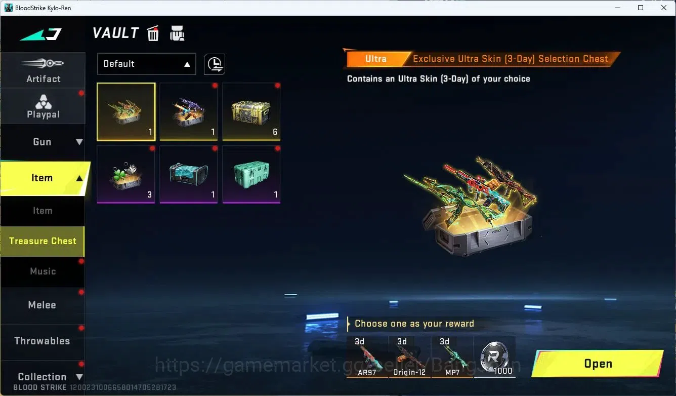 Blood Strike Accounts ASIA | ULTRA GUN: Vector,Desert Eagle,INP-9,QBZ95  image 12