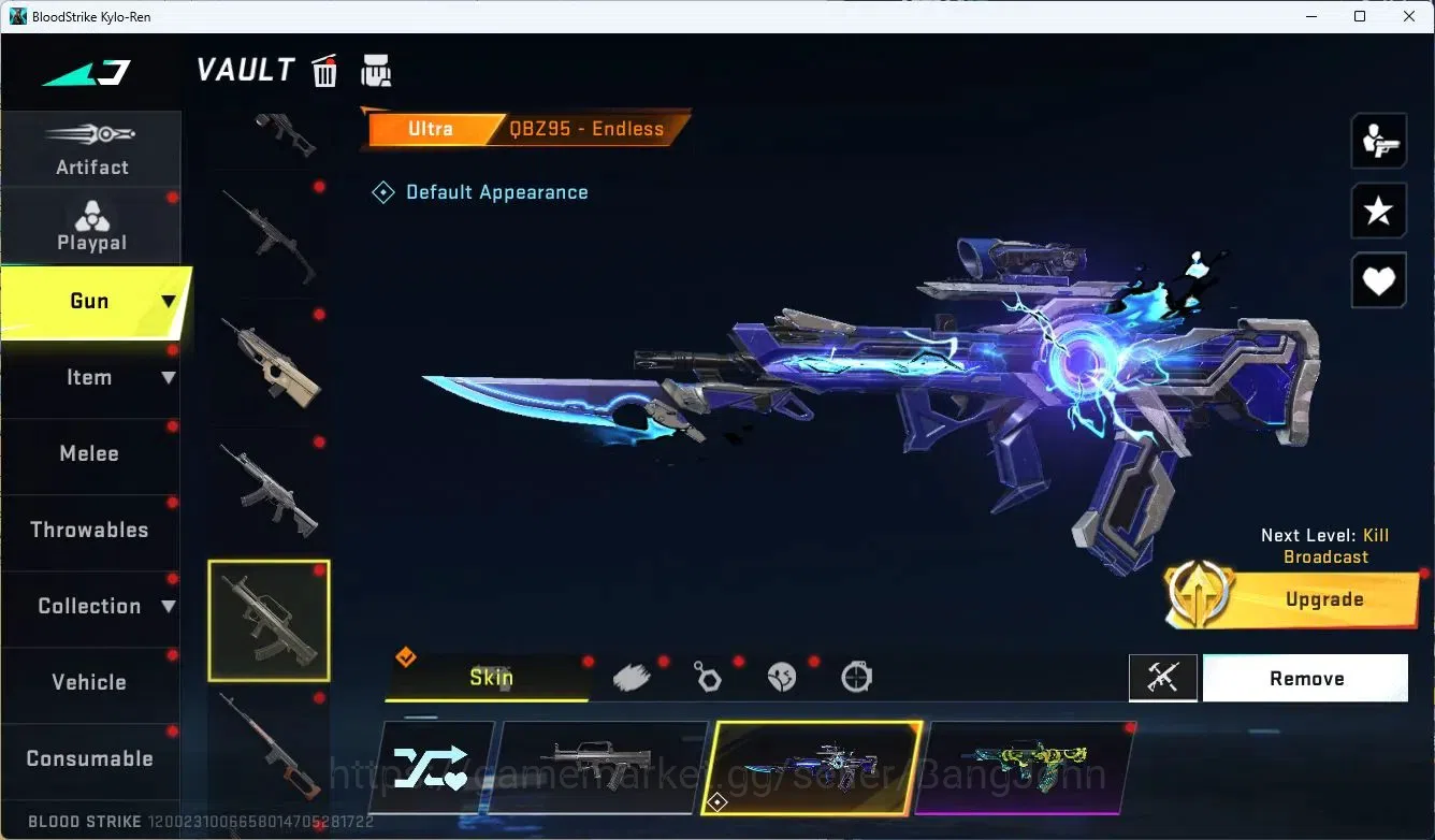 Blood Strike Accounts ASIA | ULTRA GUN: Vector,Desert Eagle,INP-9,QBZ95  image 9
