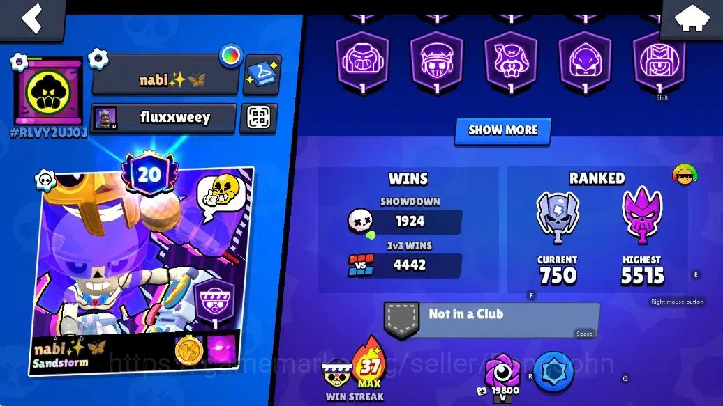 Brawl Stars Accounts Android | 46052 Thropy|99 Brawler- 29 Max Lvl - 28 Hypercharge |10k Bling+142 Gems | TakeEmail Check SS 3
